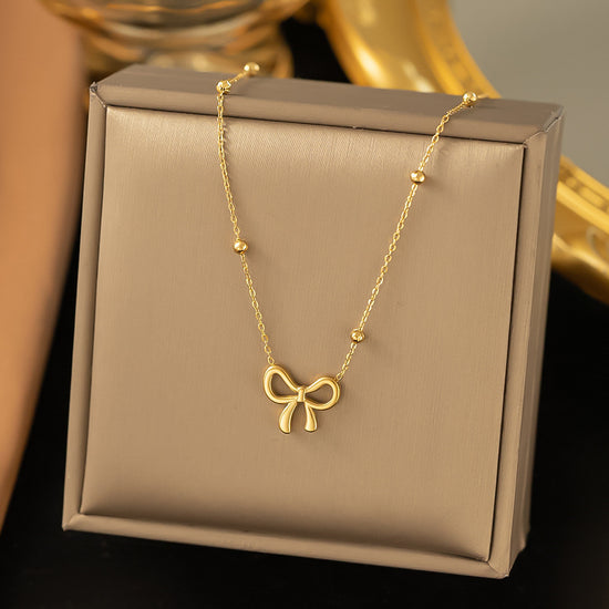 Collier à nœud pour femmes, design de minorités européennes et américaines