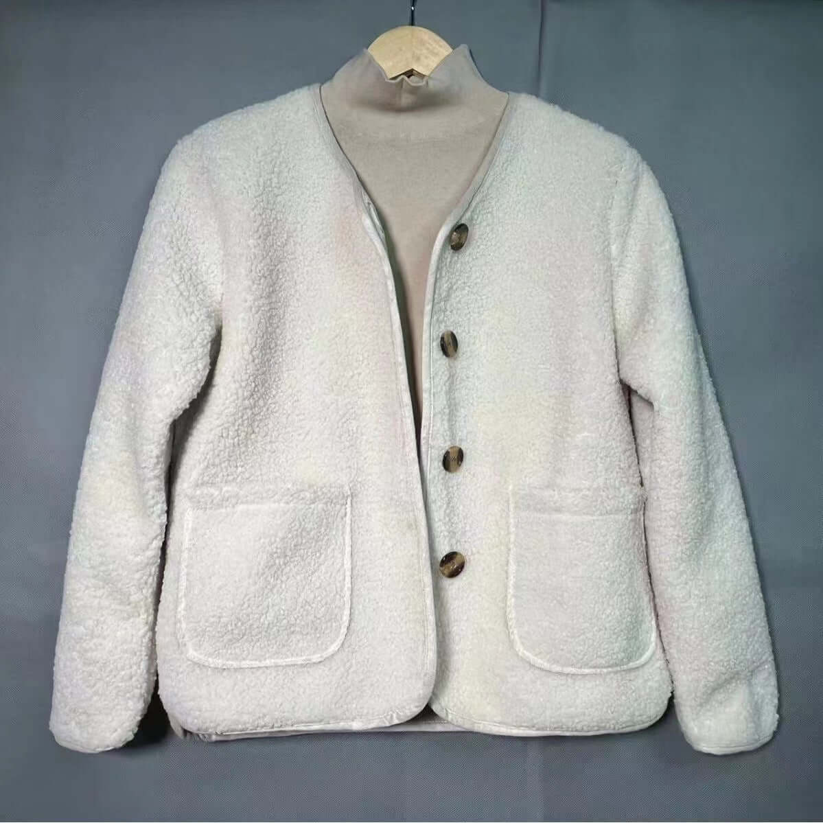 View details for Manteau ample en laine d&