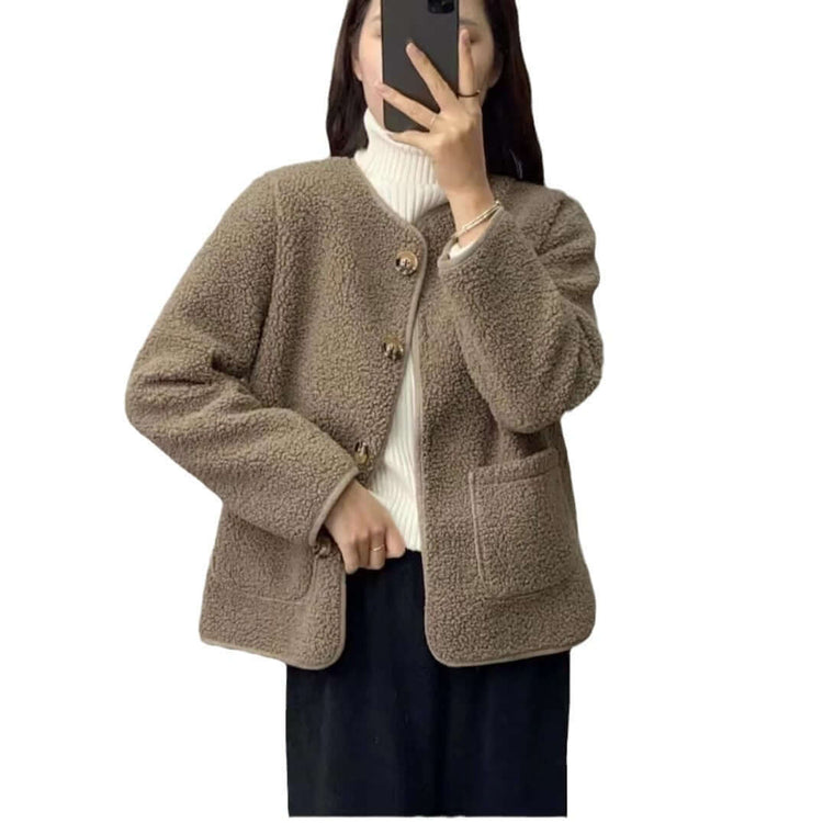 View details for Manteau ample en laine d&